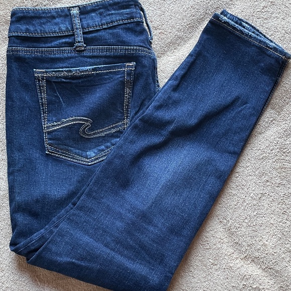 Silver Jeans Denim - Silver Jeans 33/29 Women's Dark Blue Skinny Jeans
